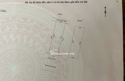 Bán nhà 2 tầng đường 7,5m Lê Thạch - Trục đường kinh doanh